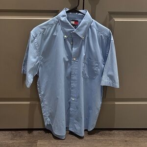 Tommy Hilfiger Light Blue Casual Button Down Shirt